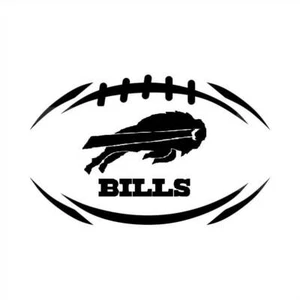 NFL Buffalo Bills football Vinyl Sticker Decal Car Window Bumper Cell window - Picture 1 of 1