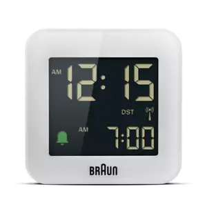 Braun BC08B-DCF Design Funk Reisewecker, Wecker, Weiß, Neu+OVP, 67016 - Bild 1 von 4