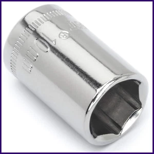 Halbmond 1/4" Antrieb 6 Punkt Standard metrisch Steckschlüssel 10 mm - CDS17N - Bild 1 von 2