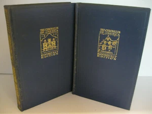 THE CHRONICLES OF AMERICA 1921 Volumes 23 - 24 Spanish Borderlands - Mexican War - Picture 1 of 3