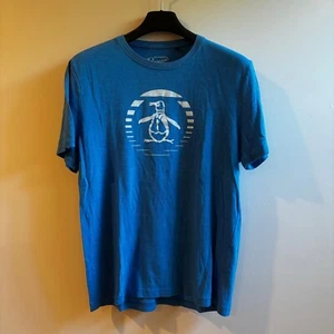 Original Penguin -- Camiseta Gráfica Azul Playa, Grande Para Hombre - Imagen 1 de 8