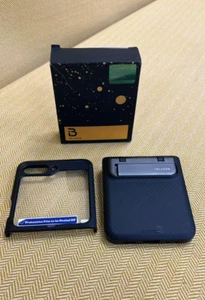 i-Blason for Samsung Galaxy Z Flip 5 5G Case Built-in Screen Protector Black - Picture 1 of 4