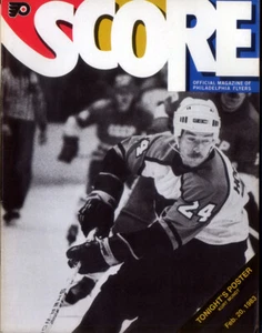 2- 8 1/2 x 11  Programs from the Philadelphia Flyers Feb ,20, 1983 & 1993  - Bild 1 von 2