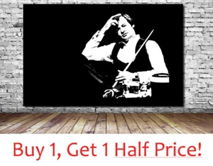ALEX HIGGINS CAMPEÓN MUNDIAL DE BILLAR: IMPRESIÓN DE ARTE DE PARED EN LIENZO *Listo para colgar* - Imagen 1 de 18