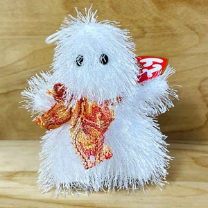 TY Halloweenie Beanie Baby GHOSTERS Halloween Ghost 5 In. Halloweenie Collection - Picture 1 of 9
