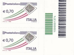 POSTA ITALIANA PRIORITARIA € 0,70 CON CODICE A BARRE - Foto 1 di 1