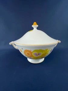vintage DENBY fine china porcelain covered vegetable dish & lid Portugal c.1974 - Picture 1 of 8