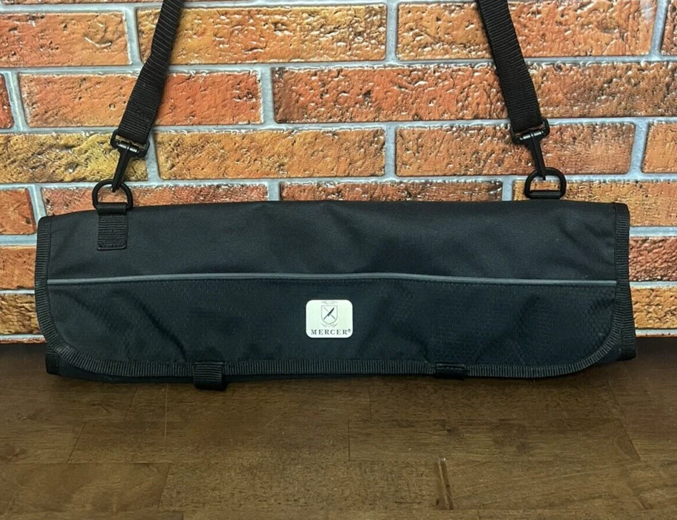 Mercer Culinary Bag Knife Carry Case Storage Roll Bag with Shoulder Strap - Image 1 of 4