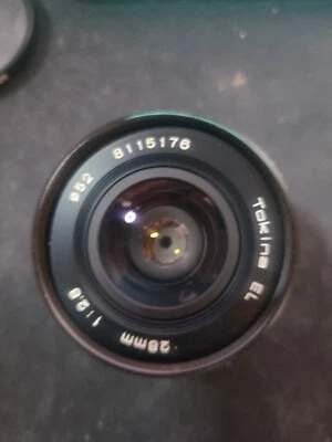 Tokina EL 28mm 1:2:8 Camera Lens. With 52mm Haze Clear Filter. - Image 1 of 4
