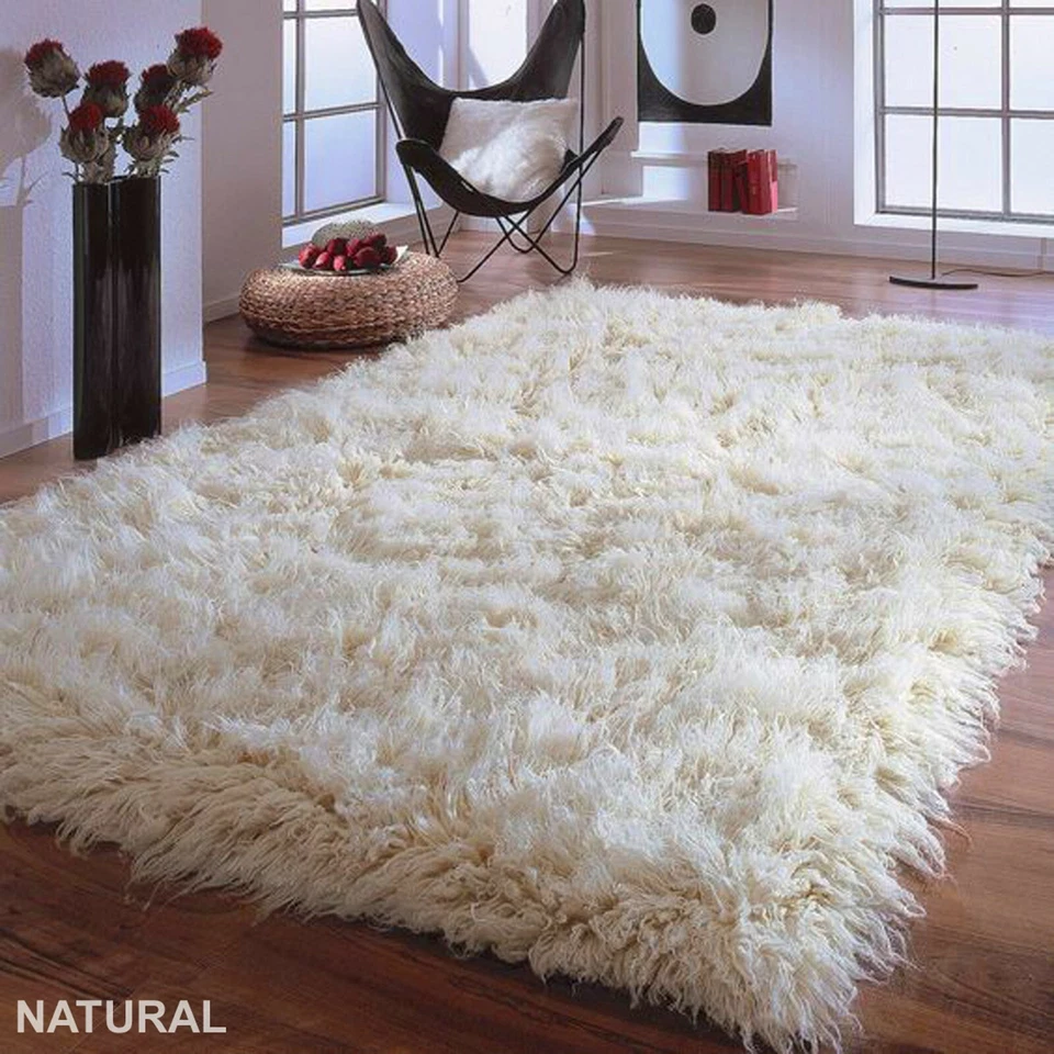 THE THICKEST FLOKATI RUG MADE | ULTRA-PLUSH 4.5" PILE | GREEK FLOKATI | WOOL RUG - Image 1 of 4
