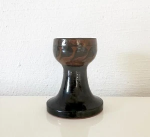 DDR Vintage 80iger Jahre Keramik Eierbecher glasiert Handarbeit - Bild 1 von 2