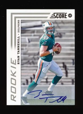 RYAN TANNEHILL 2012 PANINI SCORE AUTOGRAPH AUTO RC ROOKIE *SHORT PRINT SP TITANS - Image 1 of 2