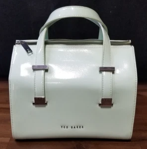 Ted Baker Zip Crosshatch Bowler Mint Handbag - Picture 1 of 11