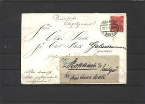 German 1922 3p Cover from Baden Used - Bild 1 von 2