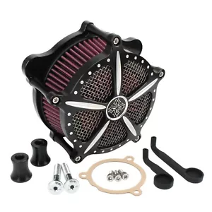 CNC Air Cleaner Intake Filter For Harley Road King Street Glide M8 Softail 18-23 - Picture 1 of 8