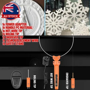 Hot Wire Foam Cutter Kit 3 IN 1 Knife Engraving Styrofoam Polystyrene Cutting I - Picture 1 of 11