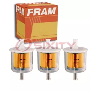 3 pc FRAM G12 Fuel Filters for KL 12 OF GF687 GF226 G497 FG1011 FF689 F20011 vg - Picture 1 of 5