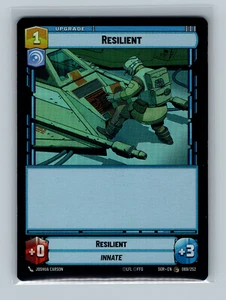 Star Wars Unlimited - FOIL - Resilient - Spark of Rebellion (SOR) 069/252 - Picture 1 of 2