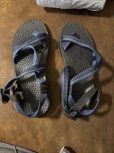 Chaco Z/1 Classic Size 12 M Multicolor Blue Black Excellent Condition Sandals - Picture 1 of 3