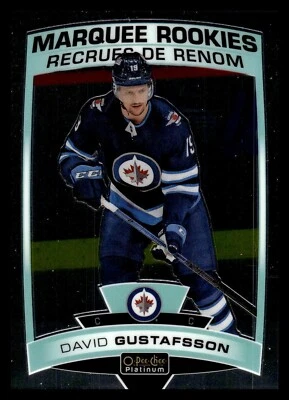 2019-20 O-Pee-Chee Platinum - Marquee Rookies David Gustafsson #157 (RC) - Image 1 of 2