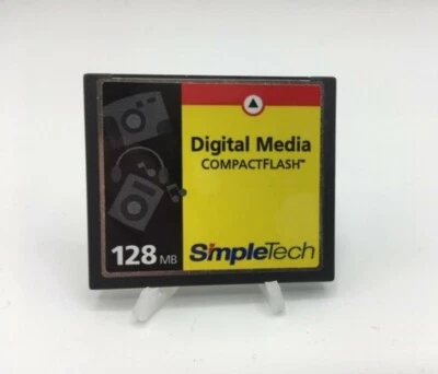 SimpleTech 128 MB CompactFlash Card (STI-CF/128) - Image 1 of 2