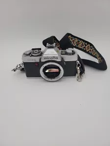 Vtg Minolta XG-1 black 35mm camera Body Only NO LENS UNTESTED Parts Repair only - Picture 1 of 7