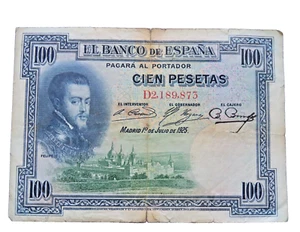 BILLETE 100 PESETAS 1925 - ESPAÑA - Picture 1 of 2