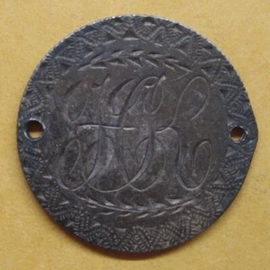 Liebesmedaille auf 1889 sitzendem Groschen gereinigt ansehen - Bild 1 von 2