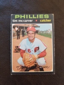 TIM MCCARVER 1971 TOPPS BASEBALL CARD #465 PHILADELPHIA PHILLIES - Picture 1 of 2