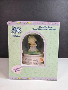 Globo de nieve musical Precious Moments Dreams Really Do Come True - Imagen 1 de 14