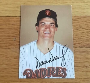Dave Dravecky SD Padres Signed Autograph 1985 Team Issued Postcard PRE INJURY - Picture 1 of 3