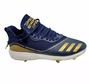 Adidas Icon V Boost Three Strike Mens Baseball Metal Cleats Navy G28234 Sz 13.5 - Picture 1 of 7
