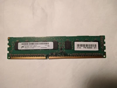 Micron MT18KSF51272AZ-1G6K1ZI 4GB 2RX8 PC3L-12800E - Image 1 of 2