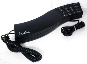 Vintage WAVE Telephone by Freetronic - Tested & Working Retro Phone. Black - Zdjęcie 1 z 3