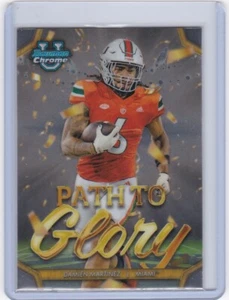 Damien Martinez 2024 Bowman University U Chrome Path To Glory PG-19 Miami - Picture 1 of 4