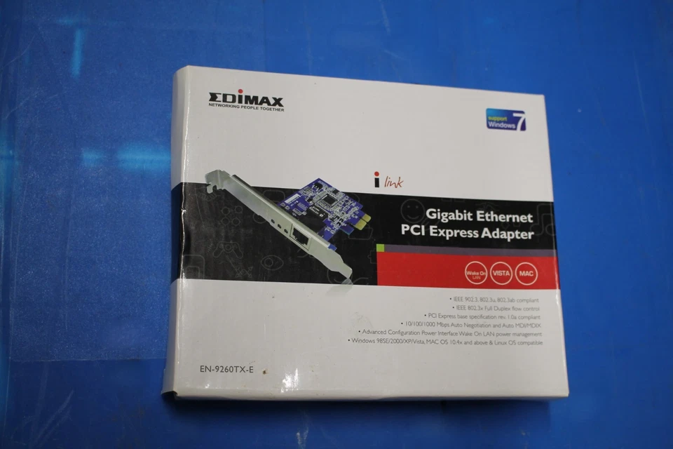 EDIMAX EN-9260TX-E Gigabit Ethernet PCI Express Adapter - Image 1 of 4