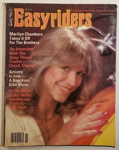 Easyriders Magazine November 1980 Marilyn Chambers Photos David Mann Centerfold - Bild 1 von 6