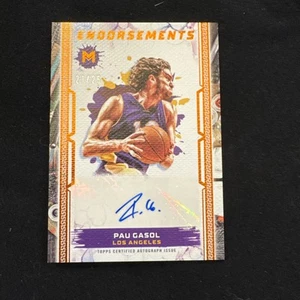 2024 Topps Motif Endorsements Pau Gasol Auto /25 ME-PG Rare Lakers - Picture 1 of 2