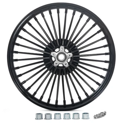 Fat Spoke Front Wheel 21x2.15 For Harley Softail Night Train FXSTB Deuce FXSTD - Image 1 of 4