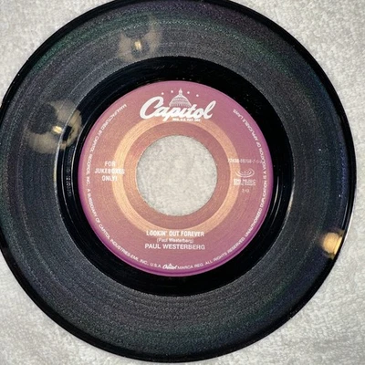 Rare Paul Westerberg 45rpm Lookin’ Out Forever & Final Hurrah Promo Copy Foto 1 de 2
