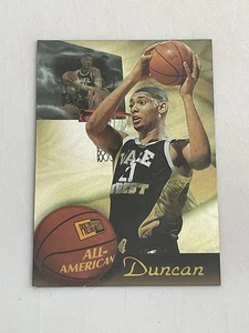 1997 Press Pass All-American Tim Duncan Rookie Insert Card #A1 - Picture 1 of 2