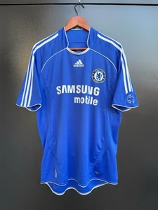 Camiseta de fútbol para hombre Adidas Chelsea FC azul 2006-2007 Home Kit Shir... - Imagen 1 de 12