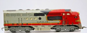 Marx Trains O Gauge Santa Fe #21 Tin Litho Non-Powered Diesel Engine 1950s 1:48 - Picture 1 of 6