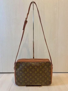 Borsa a tracolla Louis Vuitton Monogram in pelle marrone M51364 usata - Foto 1 di 20
