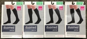 4 Duomed Patriot Herren XXL 20-30 Kniehohe Geschlossene Zehe Kompressionsstrümpfe 36755 - Bild 1 von 6