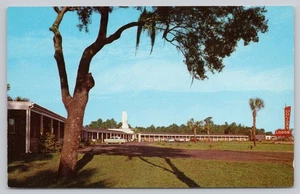 Perry Florida Holiday Lodge Motel U S Highways 19 98 27A 221 Chrome Postcard - Picture 1 of 2