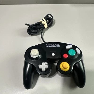 Mando Nintendo GameCube Negro Original OEM Original DOL 003 Probado Foto 1 de 4