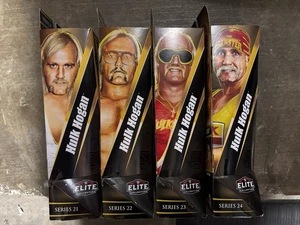 Lotto di 4 figurine wrestling WWE Hulk Hogan Legends Series 22 23 24 25 nuove - Foto 1 di 19