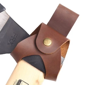 Leather Axe Holster, Leather Axe Belt Loop, Leather Hammer Holder, Vintage Sh... - Picture 1 of 7