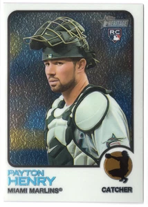 Topps Heritage 2022 cromo #656 Payton Henry RC/999 - Imagen 1 de 2